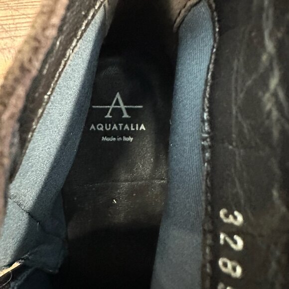 Aquatalia Fuoco Brown Suede Boots Bootie 7.5 - Picture 11 of 12